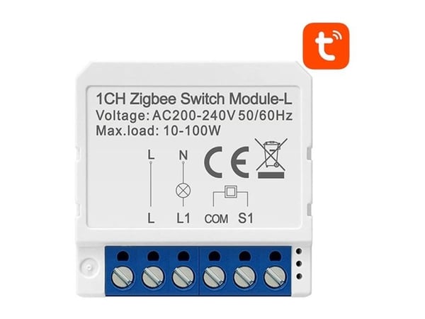 Avatto smart ZigBee-dos/underputs switch LZWSM16-W1 utan neutral TUYA
