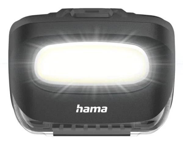 Hama HL110, Hodebåndslommelykt, Svart, Blå, Gult, Plast, COB LED, 1 lamper, 110 lm