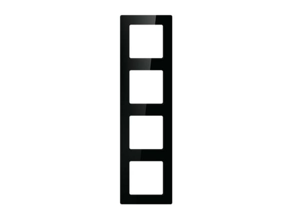 Avatto valokatkaisijan kehys N-TS10-Frame-B4 nelinkertainen (musta)