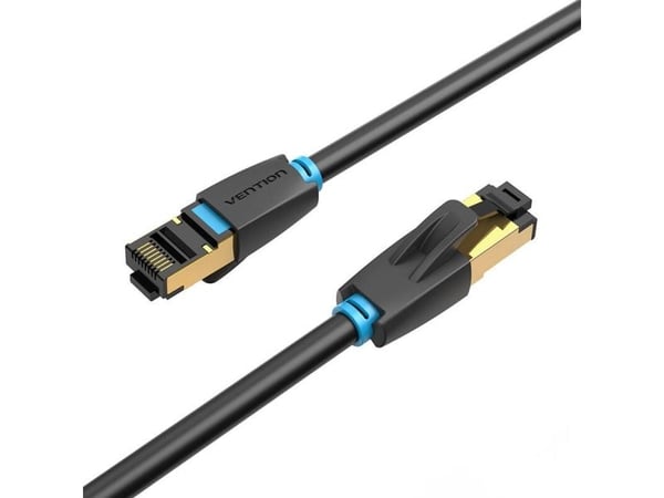 Vention Category 8 SFTP-verkkokaapeli ilmanvaihto IKABK 8m Musta