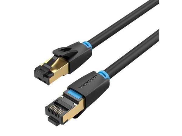 Vention Category 8 SFTP-verkkokaapeli ilmanvaihto IKABK 8m Musta