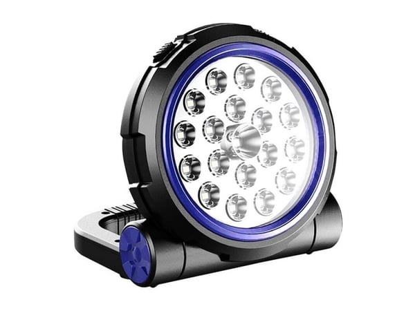 Superfire - Arbetslampa - LED - 7-läge - 10 W - vit/röd lampa