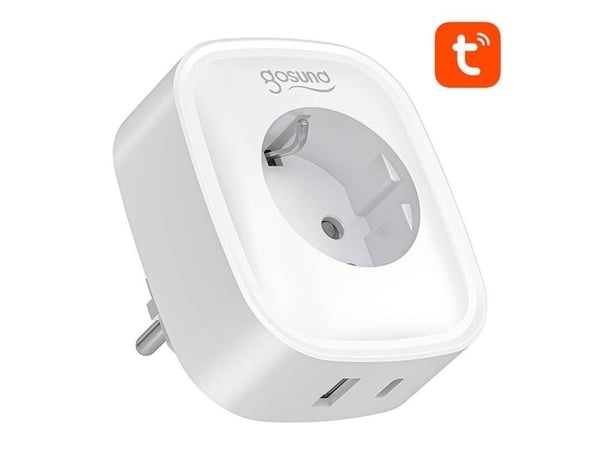 Gosund Smart WiFi/Bluetooth-kontakt Gosund SP6 16A USB-C 20W Tuya