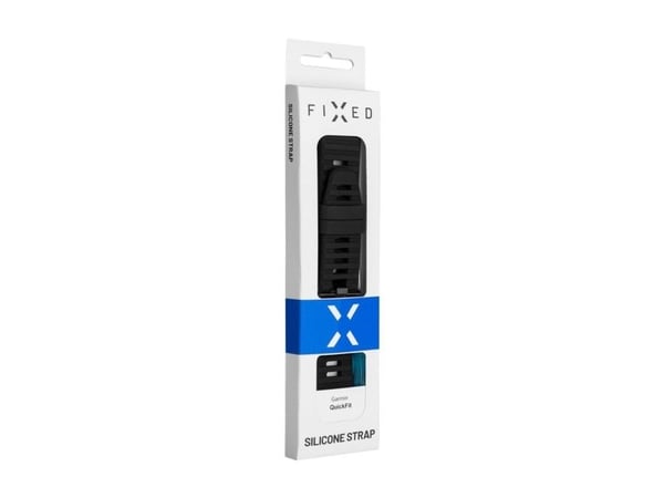 FIXED silikonihihna Garmin QuickFit silikonihihna 22mm musta