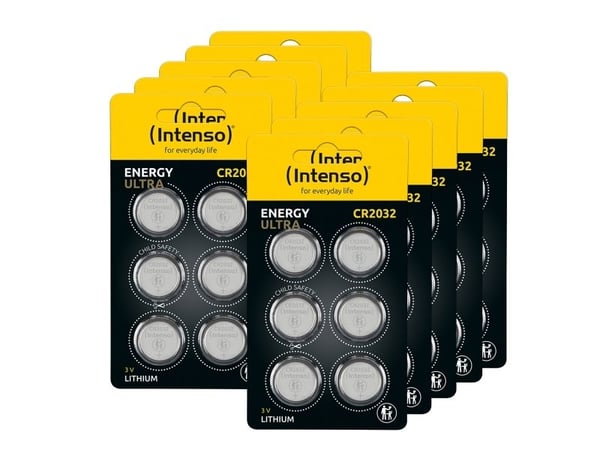 Intenso Knapcellebatteri CR 2032 3 V 6 stk 220 mAh Lithium 7502436MP