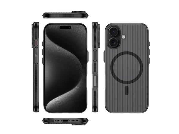 4smarts Aero, Suojus, Apple, iPhone 17, 16 cm (6.3"), Läpinäkyvä, musta
