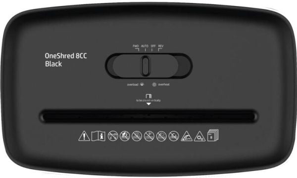 HP Oneshreed 8CC makulaattorin lajittelu