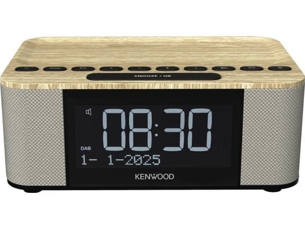 Kenwood CR-ST 55 DAB, Klokke, DAB, DAB+, FM, Tre, Knapper, Radio/lydsignal, Batteri