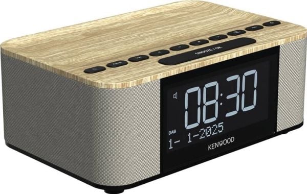 Kenwood CR-ST 55 DAB, Klokke, DAB, DAB+, FM, Tre, Knapper, Radio/lydsignal, Batteri