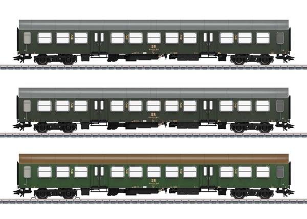 Märklin 42580, Togmodell, Montert på forhånd, HO (1:87), Alle kjønn, 15 år, Grønn, Grå