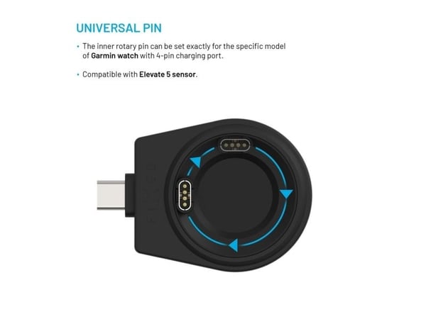 FIXED FIXDW-GA-BK, Sisätila, USB, 1 m, musta