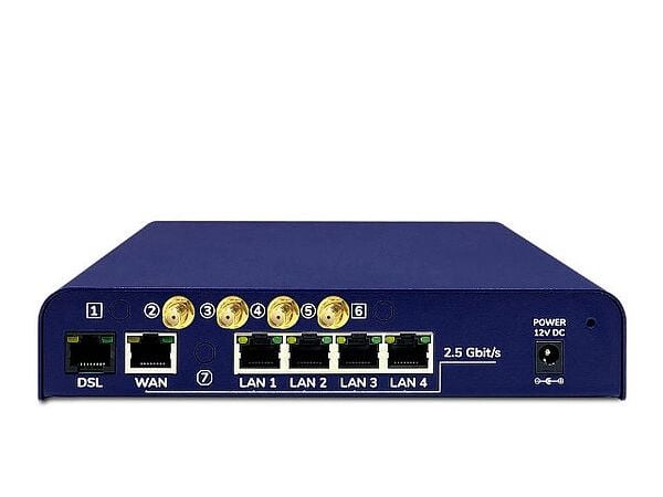 TDT NG2000-D 5G, Ethernet/bredbåndsforbindelse, 5G, ADSL, ADSL2, Grå, Blå, Frittstående router