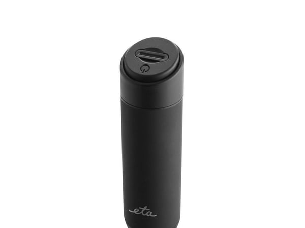 Eta Shakes, Håndholdt elektrisk melkeskummer, Svart, Rustfritt stål, Batteri, AA, 34 mm