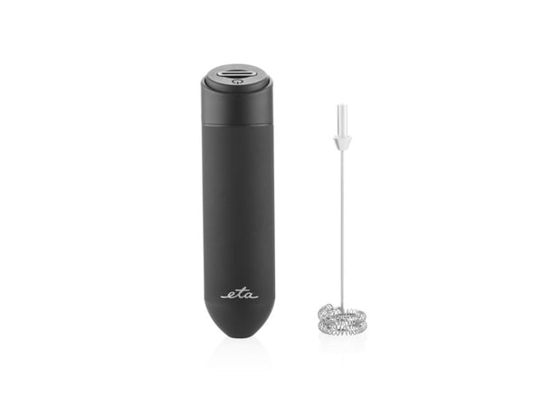 Eta Shakes, Håndholdt elektrisk melkeskummer, Svart, Rustfritt stål, Batteri, AA, 34 mm