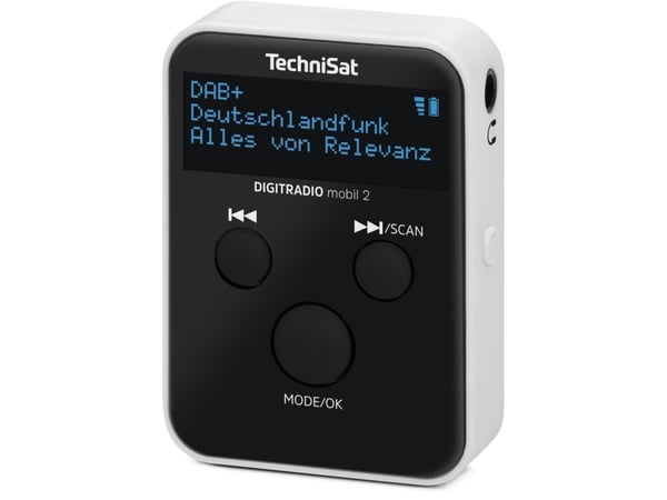 TechniSat DIGITRADIO mobil 2, Bærbar, Analog og digital, DAB+, FM, 87,5 - 108 MHz, 174 - 240 MHz, OLED