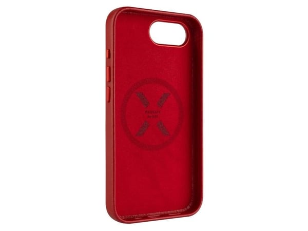 FIXED MagLeather, Suojus, Apple, iPhone 16e, 15,5 cm (6.1"), Punainen