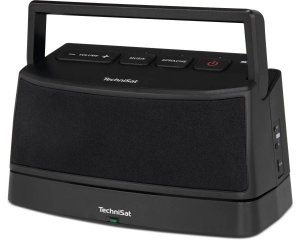 TechniSat ISIBOX 1, 4 W, Ledning & Trådløs, Stereo bærbar høyttaler, Svart, TV, Innebygd batteri