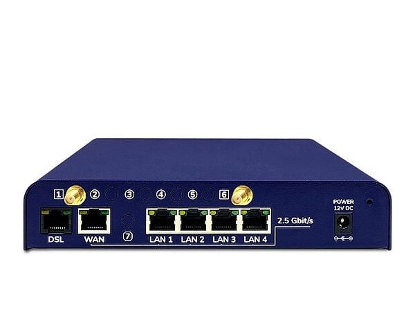 TDT NG2000-DW, Wi-Fi 5 (802.11ac), Dobbelbånd (2.4 GHz / 5 GHz), Ethernet/bredbåndsforbindelse, ADSL, Grå, Blå, Frittstående router