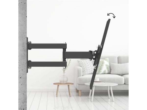Hama 00220910, 75 x 75 mm, 600 x 400 mm, -10 - 15°, 6°, Stål, Svart