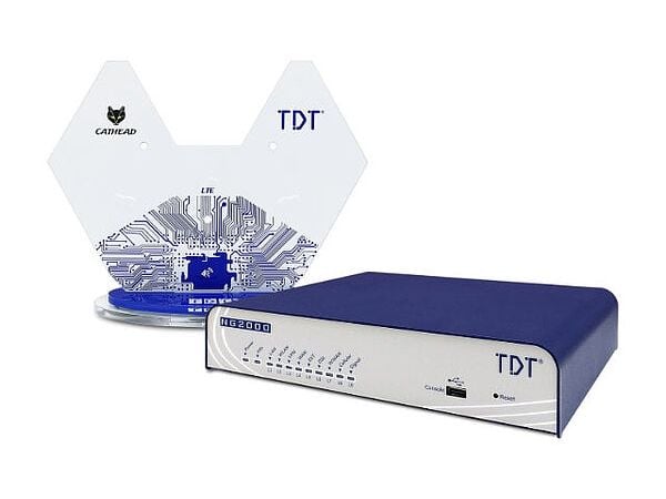 TDT NG2000-D 4G, Ethernet/bredbåndsforbindelse, 4G, ADSL, ADSL2, Grå, Blå, Frittstående router