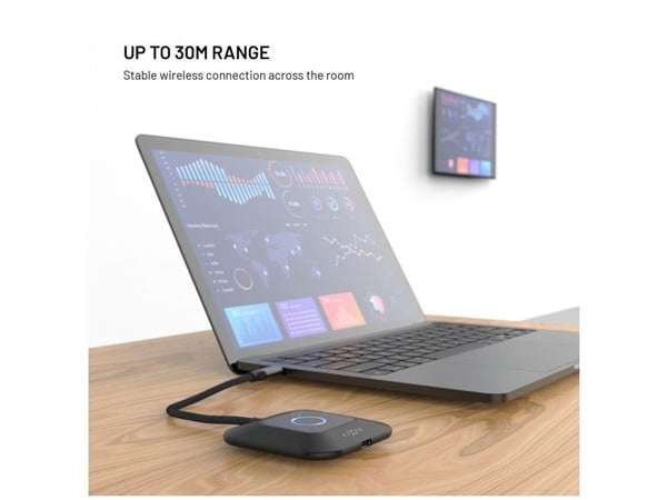 FIXED FIXA-AL-BK, USB Type-C, HDMI-lähtö, 1920 x 1080 pikseliä