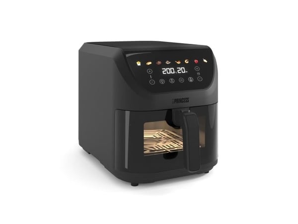Princess 182476, Varmluftsfrityr, 8 l, 80 °C, 200 °C, 60 min, Single/enkelt