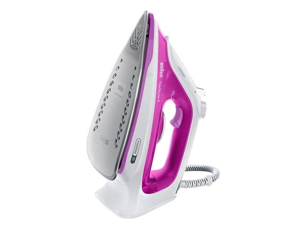 Braun TexStyle 5 SI 5225, Dampstrykejern, 2 m, 200 g/min, Rosa, Hvit, 50 g/min, 0,3 l