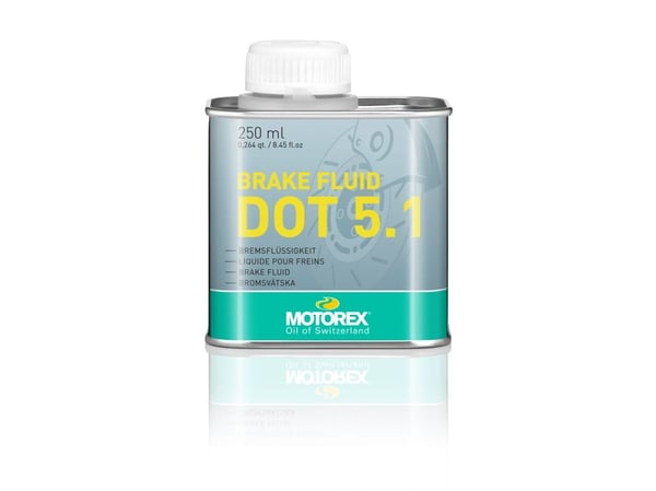 Motorex DOT 5.1, DOT 5.1, 250 ml, Keltainen, 180 °C, 1,06 kg/l