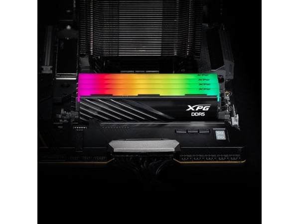 XPG LANCER BLADE RGB DDR5, 16 GB, 2 x 8 GB, DDR5, 5600 MHz, 288-pin DIMM, Sort