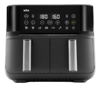 Braun TwinCook 3 TD 3030 - Dubbel luftfritös - 8 liter - 2.85 kW - svart