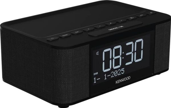 Kenwood CR-ST 55 DAB, Klokke, DAB, DAB+, FM, Svart, Knapper, Radio/lydsignal, Batteri