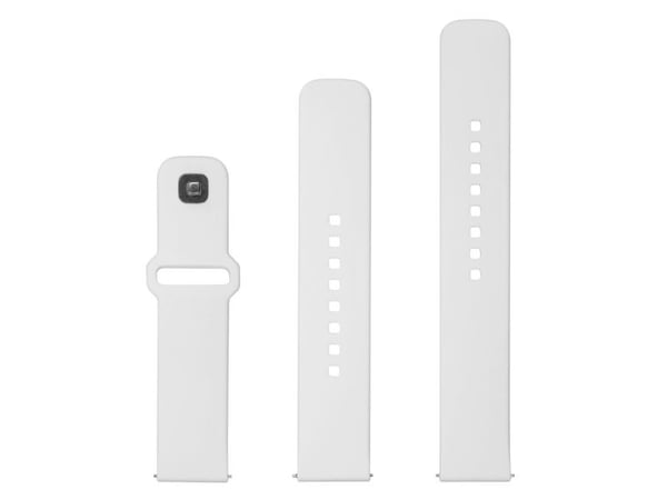 FIXED - Klokkestropp for smart armbåndsur - silicone, quick release, 22 mm - 160-235 mm - hvit