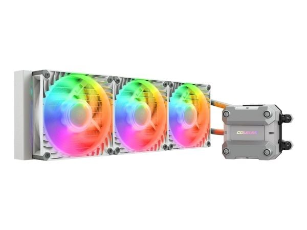 COUGAR CGR-PSDUTRGB-W-360, Alt-i-ett væskekjøler, 12 cm, 500 RPM, 2200 RPM, Hvit