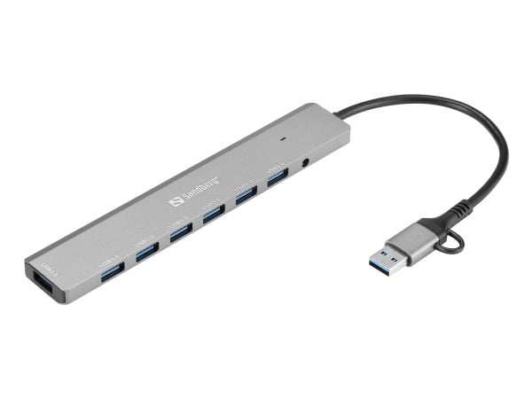 Sandberg USB-C/A to 7 x USB 3.0 Hub