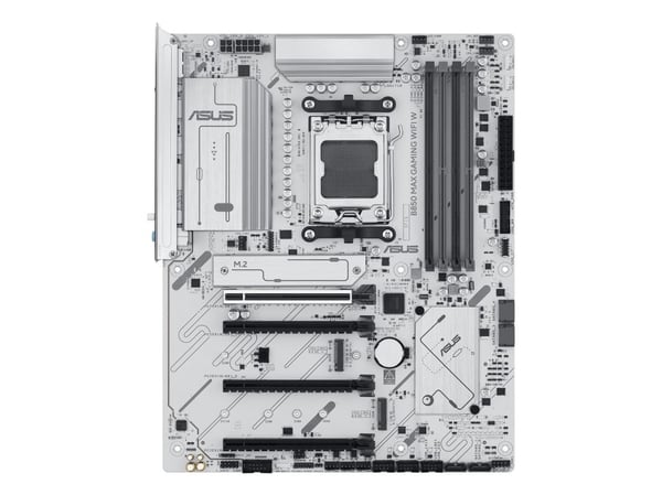 ASUS B850 MAX GAMING WIFI W - Hovedkort - ATX - Socket AM5 - AMD B850 Chipset - USB-C 3.2 Gen2, USB-C 3.2 Gen 1, USB 3.2 Gen 2, USB 3.2 Gen 1 - Wi-...