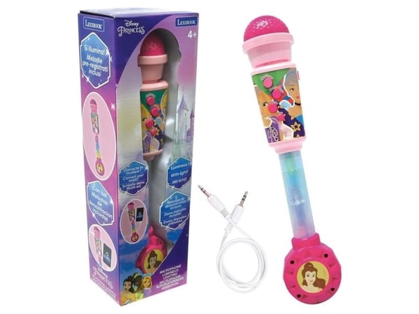 Lexibook Frozen MIC90D, Mikrofon til lek og moro, 4 år, AA, Rosa, Sølv