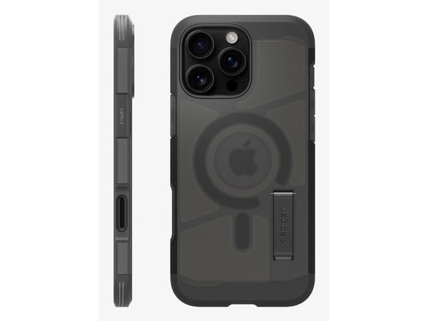 Spigen Tough Armour T MagSafe beskyttelsesdeksel til Apple iPhone 16 Pro frostsvart