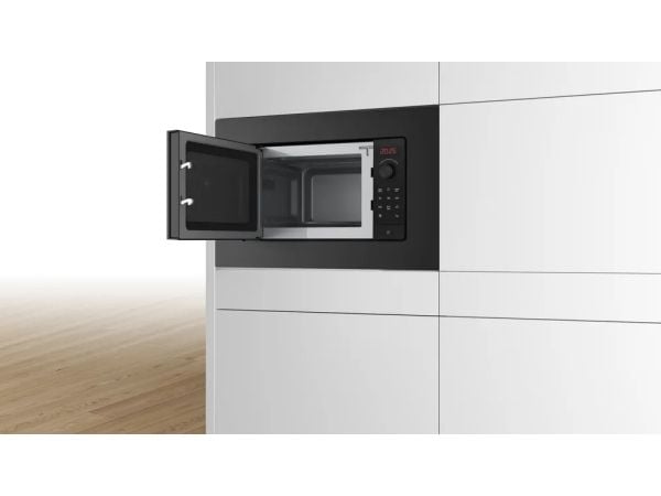 Bosch Serie | 2 BFL623MB4 - Mikrobølgeovn - innebygd - 20 liter - 800 W - svart