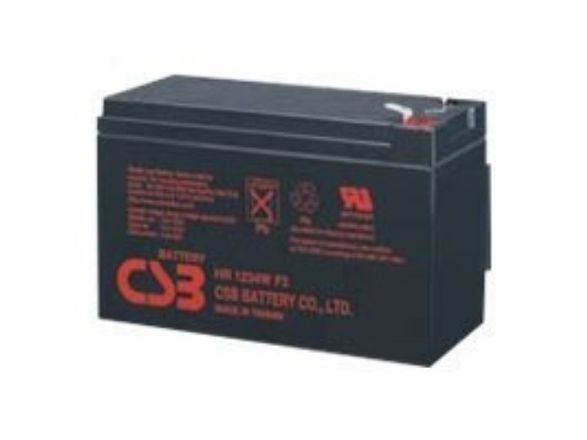 CSB-akku HR 1234W korkea lyijyakku 12 V 8,4 Ah Lyijyakku (B x K x S) 151 x 99 x 65 mm Litteä pistoke 6,35 mm Huoltovapaa, alhainen itsepurkautuminen