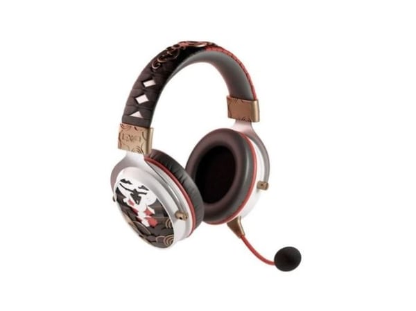 Lexip x Ubisoft Assassin's Creed Shadows - Hodesett - full størrelse - Bluetooth / 2,4 GHz radiofrekvens - trådløs, kablet - 3,5 mm jakk - svart, g...