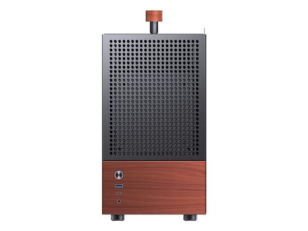 Jonsbo T6, Midi Tower, PC, musta, Puu, ITX, Terästä, Lasi, Alumiini, Pelaaminen