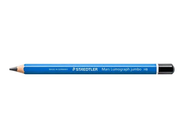 STAEDTLER Mars Lumograph Jumbo 100J - Blyant - grafitt - 2B