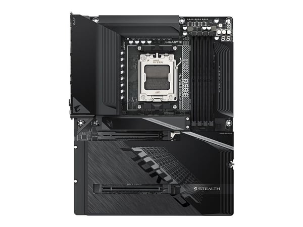 AORUS B850 STEALTH - Hovedkort - ATX - LGA1851-sokkel - AMD B850 Chipset - USB 3.2 Gen 1, USB-C 3.2 Gen2, USB-C 3.2 Gen 2x2, USB 3.2 Gen 2 - Blueto...