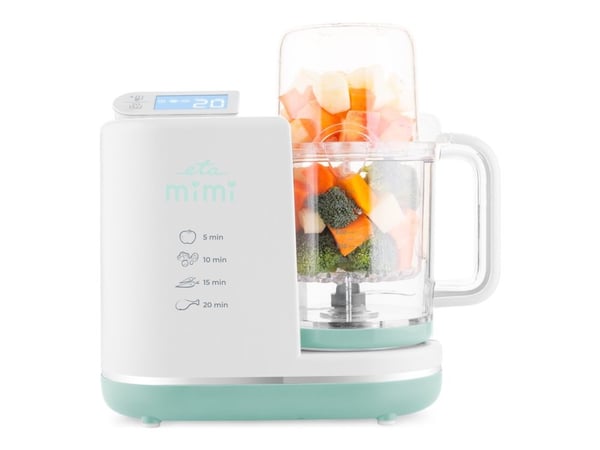 ETA MIMI 4306 90000 - Mikser/babyflaskevarmer/steriliiseringsapparat/dampkoker - 700 W - hvit/mint