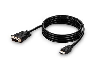Belkin Secure KVM Combo Cable - Video- / USB / audio-kabel - TAA-samsvar - USB, minijakk, DVI-D (hann) til USB-type B, minijakk, HDMI (hann) - 1.83...
