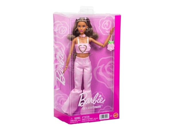 Barbie Deluxe Style Pink Denim Flare Jeans Latina