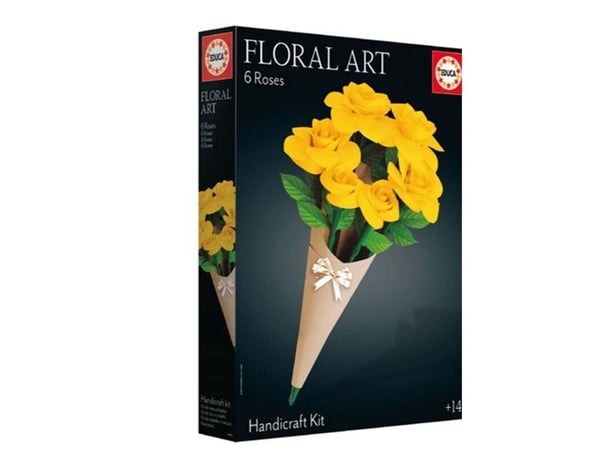 Floral Art 6 Yellow Roses