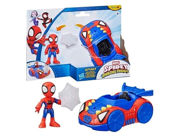 Spidey & Friends fordon & figur 7,6 cm - Spidey