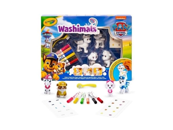 Crayola Washimals Paw Patrol m/ 4 valper