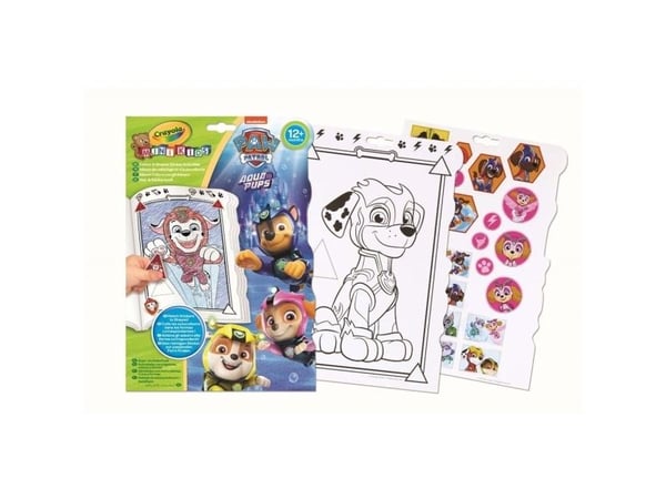Crayola Mini Paw Patrol fargeaktivitetsbok for barn
